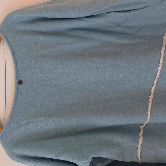 Soft Surroundings Asymmetrical Hem Cozy Boho Coastal Tunic Sz M - Picture 5 of 7